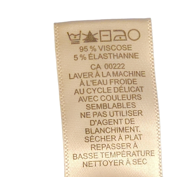 NWT Spense navy blue long-sleeve crew-neck ruffled long dress - Picture 15 of 15